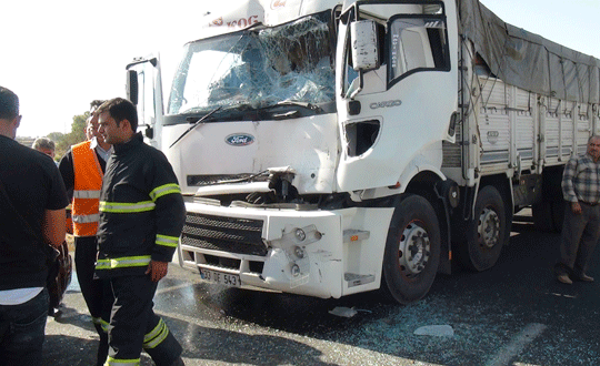 Aksaray'da trafik kazas: 1 yaral