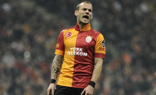 Galatasaray'da Sneijder oku