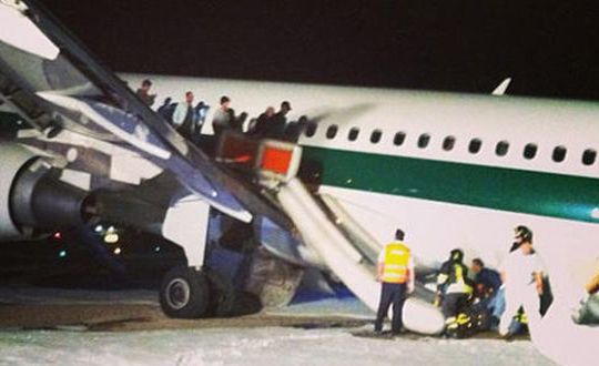 Alitalia kpk sklarak indirildi