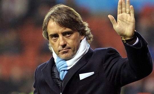 te Roberto Mancini'nin ilk szleri...