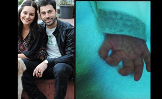 Kvan Kasabal ile Sedef Avc iftinin bebeklerinden ilk kare!