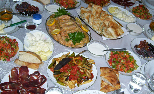 Kurban Bayramnda az ve sk yemek yiyin