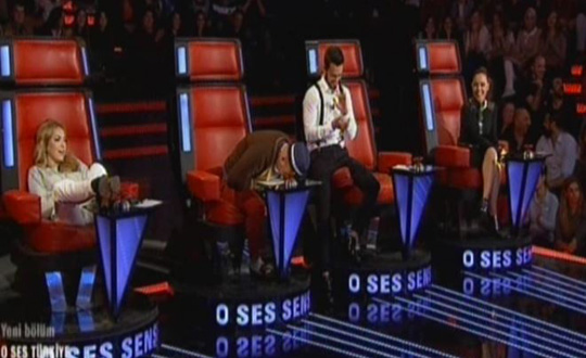 O Ses Trkiye'de Hadise'den Gkhan taklidi