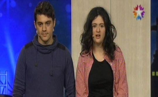 Yetenek Sizsiniz'de Kbra Tzgn ve Kerem Alp Kabul'un skeci glme krizine soktu