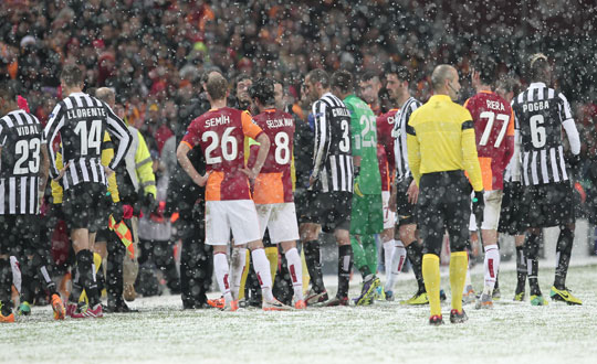 Galatasaray-Juventus ma ertelendi