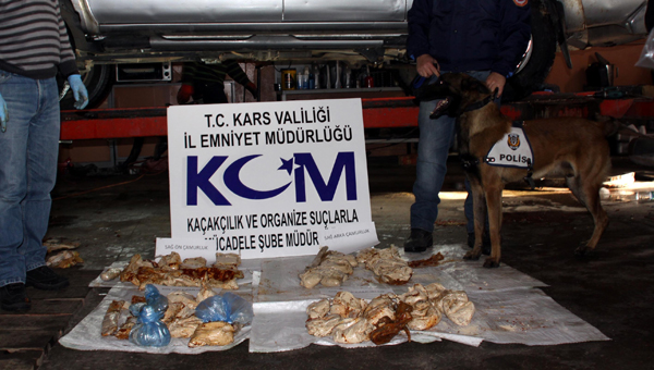 ''Gres ya ve pul biberli eroin'' sevkiyat