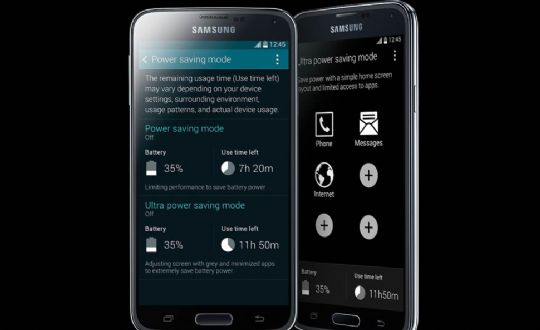 Galaxy S5'ten ultra g tasarrufu modu