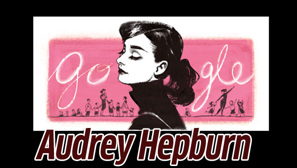 Audrey Hepburn doodle oldu ! Kimdir bu Audrey Hepburn - Audrey Hepburn lm