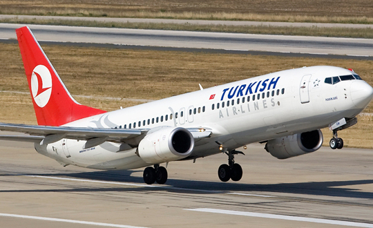 THY'yeni nesil 737'si kalkta kuyruk srtt