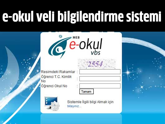e Okul karne notlar(VEL BLGLENDRME SSTEM)