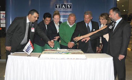 TAV Ankara Esenboa'da Transavia'ya ev sahiplii yapyor