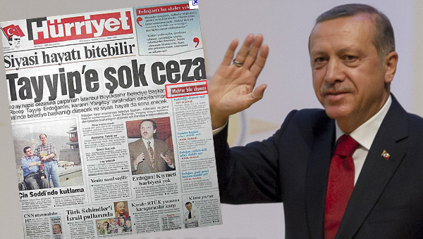 Hrriyet, Erdoan iin 'muhtar bile olamaz' demiti!