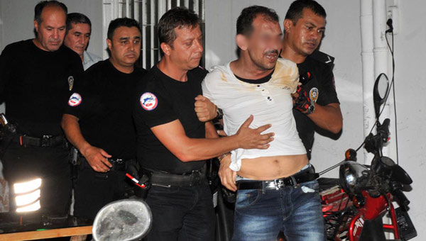Antalya'da faciay polis son anda nledi!