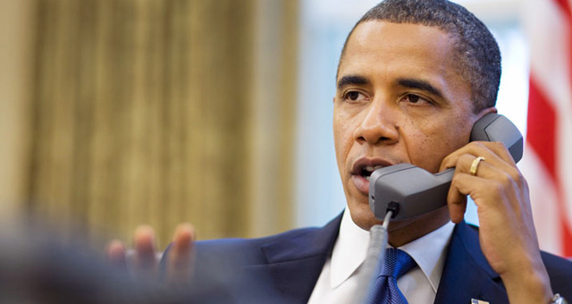 Obama'dan telefon diplomasisi
