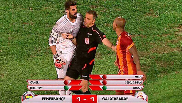 Melo ve Volkan kapıştı