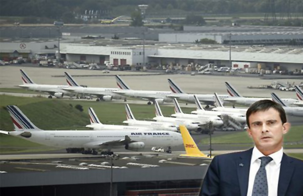 Fransa Babakan Manuel Valls, Air France grevi iin aklama yapt.