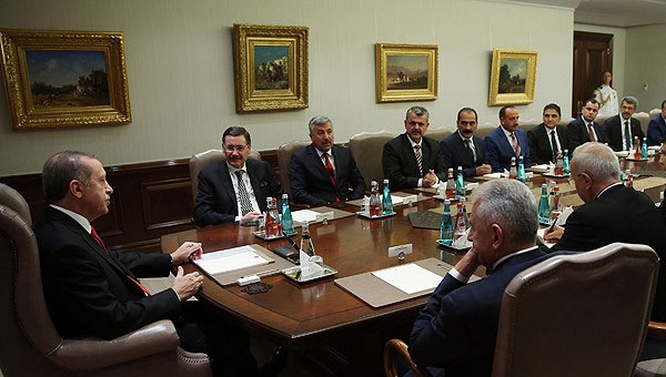 Cumhurbakan Erdoan Gkek'i kabul etti