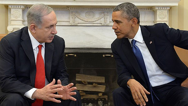 Obama Netanyahu ile grt