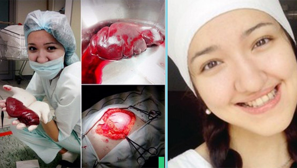 Ameliyatta hastann dalan karp selfie ekti