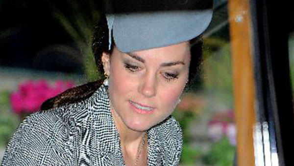 Kate Middleton o haberden sonra ilk kez basn karsnda