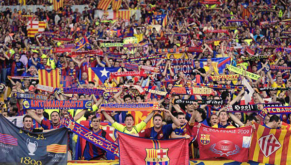 Barcelona taraftar Real'inkinden daha ok!