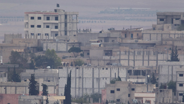 Kobani'de ID'e ar darbe