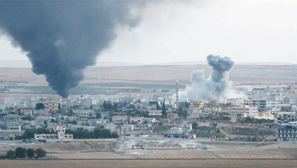 Kobani'de 800 l