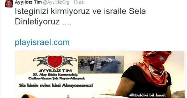 Ayyldz TM, srail'e sava at!