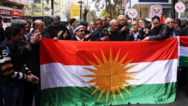 ''Krdistan'' bayrann indirilmesine tepki