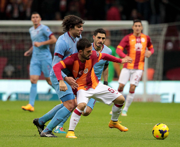 Galatasaray 0-3 Trabzonspor zet ve Golleri! Aslan yara ald!
