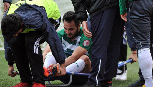 Bursaspor'da 5 oyuncu sakat!