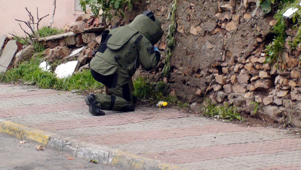 Maltepe'de bomba panii