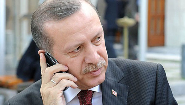 Cumhurbakan Erdoan'dan srpriz telefon