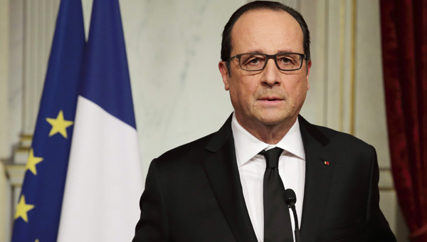 Hollande: Fransa'da yarn ulusal yas ilan ettik