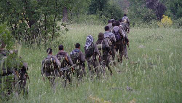 PKK'l kadn terrist teslim oldu