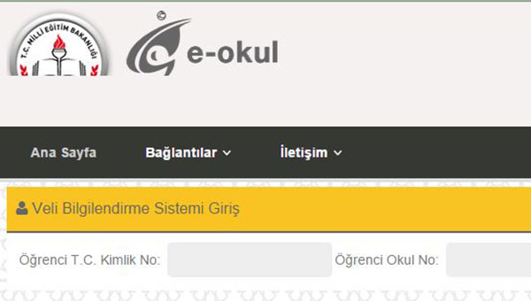 e-Okul Veli Bilgilendirme Sistemi rencilerin karne notlarn ren