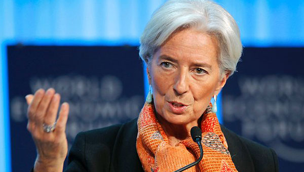 Christine Lagarde'den ''ters rzgar'' uyars