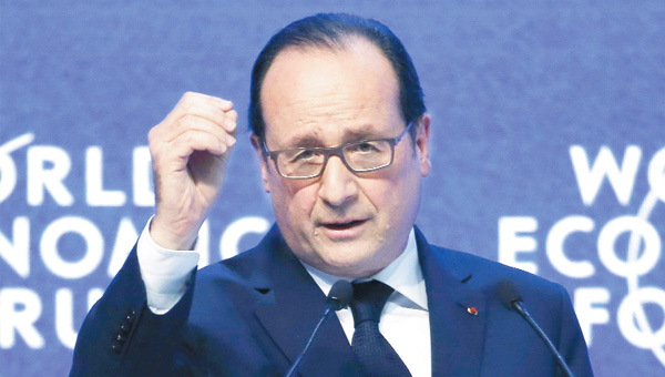 Hollande Davosta itiraf etti: Terr biz yarattk