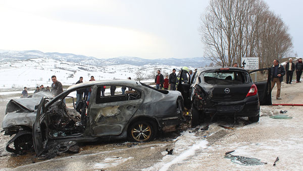 Samsun'da trafik kazas: 1 l, 7 yaral