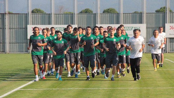 Bursaspor'da Galatasaray ma hazrlklar