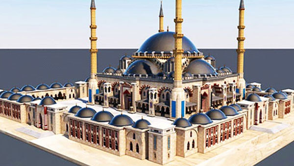 Trkiye'de bir ilk: Cam kubbeli cami