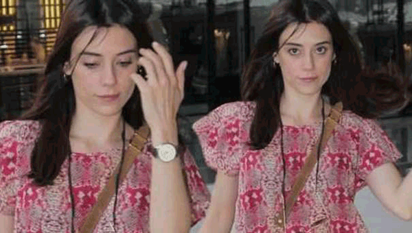 Cansu Dere ilk defa makyajsz yakaland