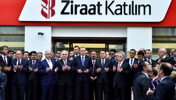 Cumhurbakan Erdoan Ziraat Katlm Bankas'n at