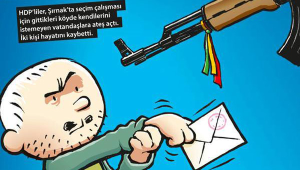 Mizah dergisi Hacamat'tan HDP'ye mthi kapak!