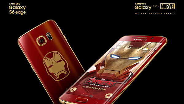 Iron Man temal Galaxy S6 Edge'in fiyat dudak uuklatt