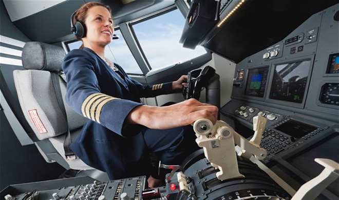 5'i kadn 115 Alman pilot THY'de alyor