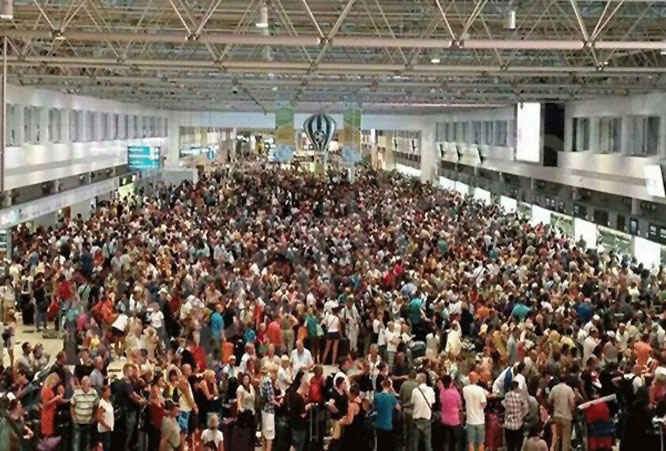 Antalya rekor krd; 1011 uak 176 bin yolcu