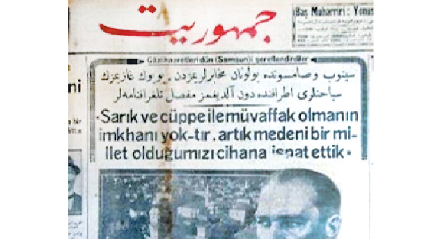 Gazetelere sznca hayata geemeyen bir din reformu
