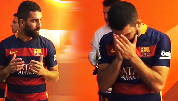 Arda, Camp Nou'ya kmadan byle dua etti