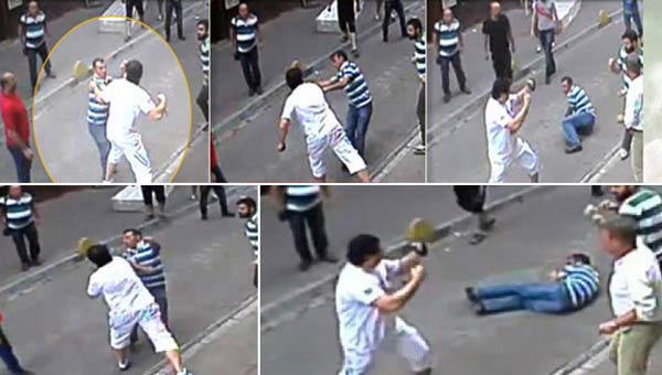 rlandal'dan dayak yiyen esnaf: nsan gibi vurmuyordu
